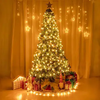 Star LED String Žibintai USB Atostogų Apšvietimo Lauko Sodo Kalėdų, Vestuvių Dekoravimas Girliandą Pasakų Šviesos Eilutę Papuošalai