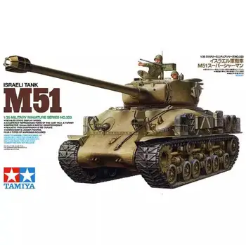 Tamiya 35323 1/35 Karinio Modelio Rinkinio Izraelio Tankas M51 Super Sherman Isherman