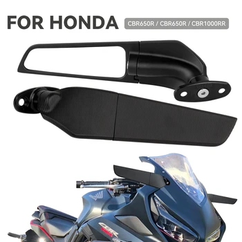 Honda CBR650R CBR650 CB650R Motociklo Veidrodėlis Modifikuotų Vėjo Sparnas Sukasi galinio vaizdo Veidrodėlis