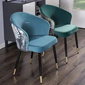 Moderni Valgomojo Kėdė Virtuvės Baldai Šiaurės Dizaineris Minimalistinis Miegamasis Padažu Makiažo Kėdė Kūrybos Restoranas, Valgomasis Kėdė