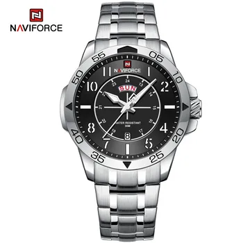 Naviforce vyriški Sportiniai Laikrodžiai Pagani Dizaino Laikrodžiai Naujas Mados Vandeniui Nerūdijančio Plieno Kvarcinis Laikrodis Relogio Masculino