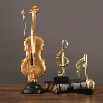 Europos smuikas priemonė modelis, saksofonas stalo apdaila, namo baldų, parduotuvę ekranas, dekoravimas ir apdaila