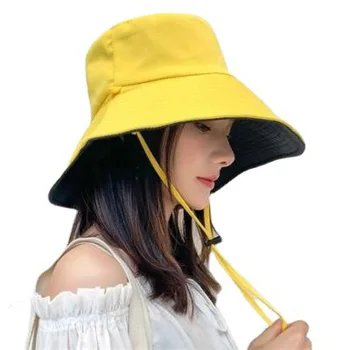 Saulė Blokuoti Skrybėlę Pavasarį Ir Vasarą Korėjos Versija Studentų Dvipusis Žvejys Skrybėlę Išardomi Lady Lauko Skydelis Skrybėlė Moteris