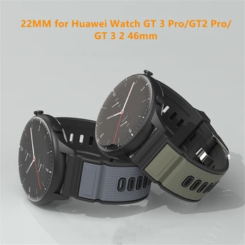 22mm Laikrodžių Dirželiai Huawei Žiūrėti GT 3 2 Pro 2E GT2 46mm Riešo Juostos Sporto Apyrankę Pakeisti Amazfit GTR 2 2e 47mm Grupė