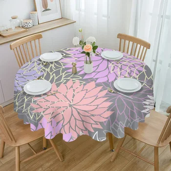 Chrysanthemum Vasarą Apvalios Staltiesės, Valgomasis Stalas Vandeniui Stalo Dangtis, Virtuvė, Gyvenamasis Kambarys