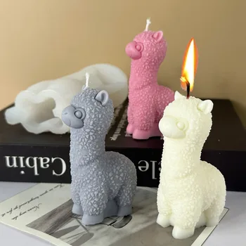 Mielas Alpakos Silikono Žvakių Pelėsių 