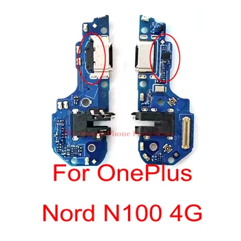 AAAAA Kokybės Įkrovimo Uosto OnePlus Nord N100 4G USB Įkrovimo Kroviklis Valdybos Uosto Doką Flex Kabelis 1+Nord N100 4G Dalys