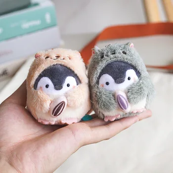 Nauja Japonų Teigiamą Energiją Žiurkėno Mažai Pingvinas Pliušinis Pakabukas Mažų Žaislų Krepšys Pakabukas Cute Lėlės 