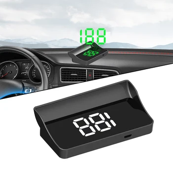 Naujas Hud Head-up Display GPS Spidometro Greičio Ekranas KMH Ridos Automobilių Skaitmeninis Greitis Nustatytas Universaliųjų + Kabelis,įkroviklis Priedai