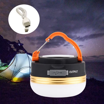 Super Ryškios Šviesos, USB Įkraunamas LED Palapinė Šviesos Lauko Avarinė Kempingas, Žygiai, Žvejyba