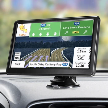 7 Colių Automobilių GPS Navigacijos Jutiklinis Ekranas GPS Navigatorius FM Siųstuvas Europoje, Šiaurės Amerikoje, Australijoje, Pietryčių Žemėlapis GPS Navigatorius