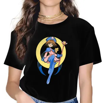 Awesome Cool Marškinėliai Moterims Crewneck Marškinėliai Cardcaptor Sakura Syaoran Li CCS Anime Trumpas Rankovės Marškinėliai, Unikalių Drabužių