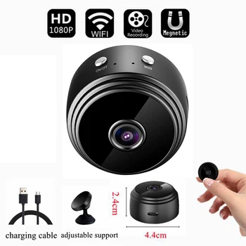 A9 Mini Kamera HD Kamera, WiFi Bevielis Diktofonas, Vaizdo Kamera Smart Home Vaizdo Stebėjimo Kamera, Skirta 
