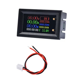 Digital Voltmeter Ammeter Daugiafunkcį Testeris IPS Įtampa Srovės Baterijos Elektros Bandymo Matuoklis