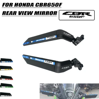 Honda CBR650F CBR650R CBR500R CBR600R Motociklo Veidrodėlis Modifikuotų Vėjo Sparnas Reguliuojamas Sukasi galinio vaizdo Veidrodėlis