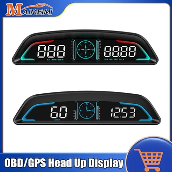 G3 B3 GPS / OBD HUD Ekranas Skaitmeninis Automobilių Spidometro Reikmenys, Auto Head Up Display Automobilio 