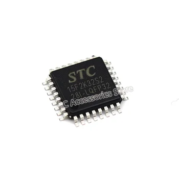 2vnt STC15F2K32S2-28I-LQFP32/STC15F2K32S2-28I-LQFP44 Mikrovaldiklis integrinio Grandyno IC Chip visiškai Naujas Originalus