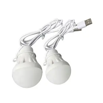LED Žibintų Nešiojamų Kempingas Lempa Mini Bulb 5V USB Maitinimo Knygos Šviesos Svarstymą Studentų Studijų Stalo Lempa Super Birght Lauko