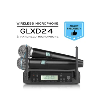 AOSHEN GLXD24 FM Beta87 Nešiojamą Dinaminis Mikrofonas Vokalo Microfone Beta58 Bevielio Mikrofono SM58