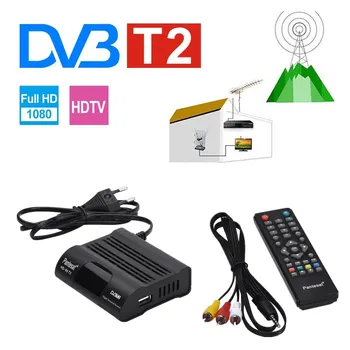 Pantesat HD99 LPS HEVC 265 10Bit DVB T2 Skaitmeninės TV Imtuvas Tv Imtuvas Full HD DVBT2 Set-top Box Su DVB C