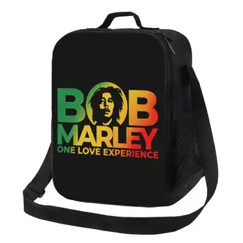 Jamaika Dainininkas Reggae, Rock Bob Marleys Izoliuoti Pietūs Tote Krepšys Resuable Šilumos Aušintuvas Maisto Priešpiečių Dėžutė Vaikai Mokykloje Vaikai