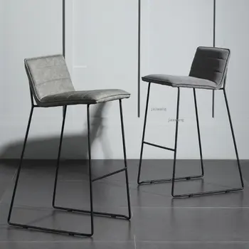 Modernūs Baldai Prabangūs Baro Kėdės Minimalistinio Baro Kėdės Geležies Aukštos Baro Taburetės Kojų Atlošo Virtuvės Kėdės B