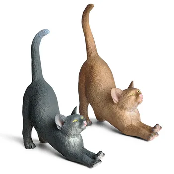 Vaikai Kietas Modeliavimas Gyvūnų Naminių Gyvulių, Gyvūnų Modelio Ornamentu Naminių Kačių Žaislai