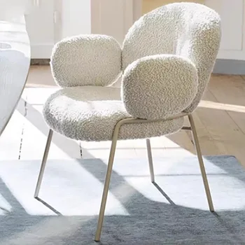 Kambarį Baltos Spalvos Valgomojo Kėdės Mobiliojo Šiaurės Mobiliųjų Telefonų Dizaineris Kėdė Modernus Poilsio Japonijos Šiuolaikinio Sillas De Comedor Baldai