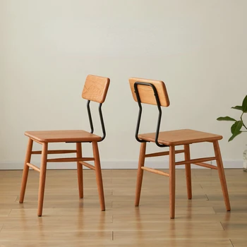 Baldai namams Moderni Valgomojo Kėdės Medienos Kokybės Virtuvės Kėdės Anti-susidūrimo Užapvalintais Kampais, Kompiuterio Kėdė, Kietieji Stabili