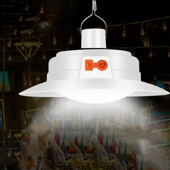 Super Ryškus LED Lemputė Saulės Žibintas Įkraunamas Nuotolinio Valdymo Lauko Kempingas Žibintų Nešiojamų Pagalbos Naktį Rinkos Šviesos