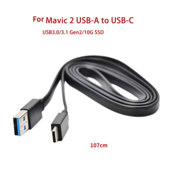 1Pcs už DJI Mavic 2 USB3.0 3.1 Tipas-C Gen2/10G Kabelis