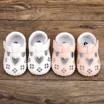 Žavinga Baby Girl Vasaros Sandalai: Kvėpuojantis Bowknot Dizaino, Minkštas Komfortas, Neslidūs Vaikščiojimo Batai (Amžius 0-15 Mėn.)