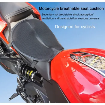 5 Sluoksnis Smūgio Absorbcijos Motociklo Sėdynės Pagalvėlės Visi-sezonas Universalus Elektrinės Transporto priemonės Sėdynės Pagalvėlė Padengti Motociklo Priedai