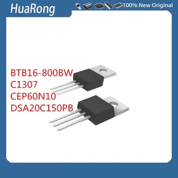 10vnt/Daug BTB16-800BW 16A/800V C1307 2SC130770V 8A CEP60N10 100V 60A DSA20C150PB TO-220