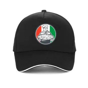 Naujoji bžūp skrybėlę 3D Skaitmeninio Spausdinimo Mens italijos Virėjas Virėjas Tarnauti Pica Ratas Retro Juokinga Dizainas Grafinis Beisbolo kepuraitę Pigūs Drabužiai