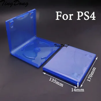 TingDong Mėlyna CD Diskų Saugojimo Laikiklis Laikiklis Sony PS4 Žaidimas Reikmenys PS4 Slim Pro Games Disko viršelį Atveju Pakeisti