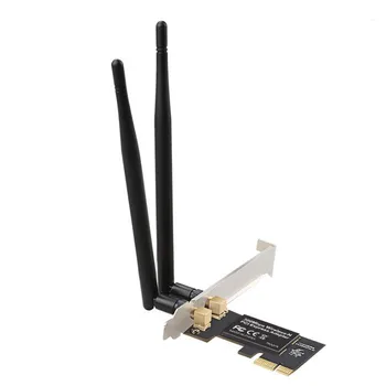 WIFI PCI-E Tinklo plokštė Belaidžio WiFi Imtuvas, Adapteris 2.4 GHz 300Mbps 