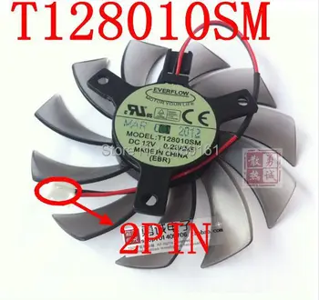 T128010SM 2pin 75mm 12v 0.2 A XFX HD6790 HD6850 HD6870 HD6950 aušinimo ventiliatorius
