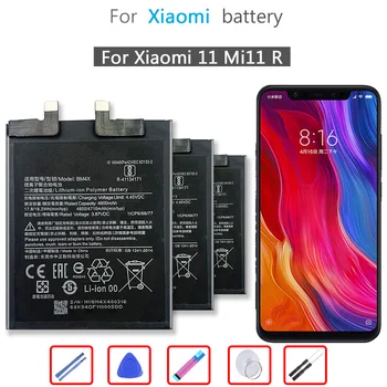 BM4X BM55 4710mAh-4900mAh Baterija Xiaomi 11/11 PRO 11PRO Už Xiaomi11 Mi11 R Mobiliojo Telefono Baterijas