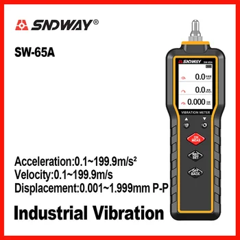 SNDWAY Nešiojamą Vibracijos Matuoklis Skaitmeninis Vibracijos Matavimo Įrankis Vibracijos Priemonė SW-65A Zondas Analizador De Vibraciones