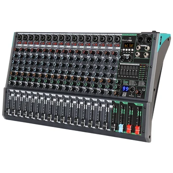 Biner PA16 16 Kanalų Skaitmeninio garso konsolės 48V Phantom Power Built-in 99 Reverb Efektas professional audio mixer
