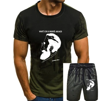 2020 Mados O-Kaklo Hipster T Shirts Sigmund Freud T-Shirt, Kas Žmogaus Protas Tee Marškinėliai