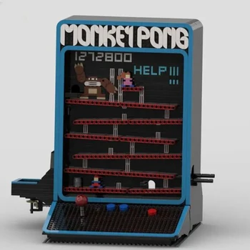 Technologijų GBC - Beždžionė Pong Modelis Sujungimas Blokai SS Eksploatavimo Transporto Kamuolys Tėvų-vaikų Švietimo Žaislas Dovana