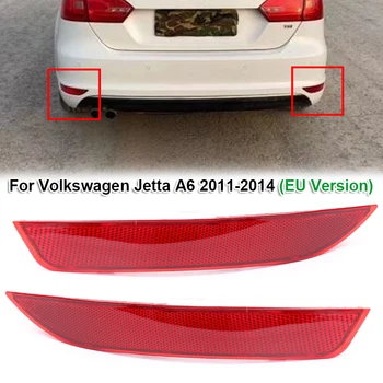1/2vnt Raudonas Automobilis Galinio Bamperio Atšvaito Volkswagen Jetta A6 2011-2014 m. (ES Redakcija)