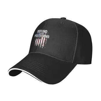 Defund politikų Beisbolo kepuraitę pėsčiųjų skrybėlę Užsakymą Bžūp Mergina Kepuraitės, VYRIŠKI