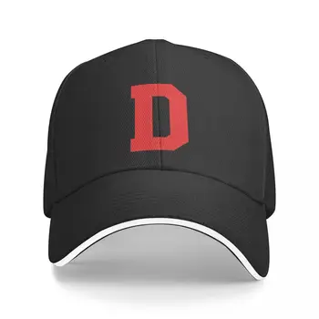 Naujoji Abėcėlė, Raudona D, Sporto raidė D Beisbolo kepuraitę Sporto Kepurės pėsčiųjų skrybėlę, Moteris Skrybėlę vyriški