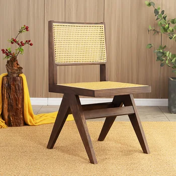 Dizaino, Medinės Kėdės Kambarį Nešiojamų Vidurio Amžiaus Šiuolaikinės Valgomasis Fotelis Rotango Suaugusiųjų Karieta Holai Baldai DC026