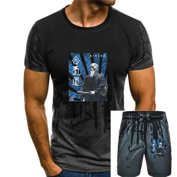Kietas Aikido, O Sensei Marškinėlius Vyrų Derliaus Trumpas Rankovėmis Medvilnės Tees Viršų O-Kaklo Japonų Kovos Menas T Marškinėliai Mados T-shirt