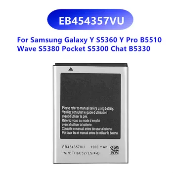 Pakaitinio Telefono Baterija 1200mAh EB454357VU Samsung Galaxy Y PRO GT-B5510 GT-S5360 S5380 S5300