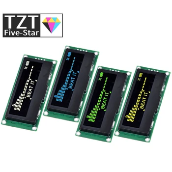 2.23 colių 4P IIC Balta/Geltona/Mėlyna/Žalia OLED Ekranas su Adapteriu Valdybos Modulis SSD1305 Ratai SSD 128*32 IIC Sąsaja arduino